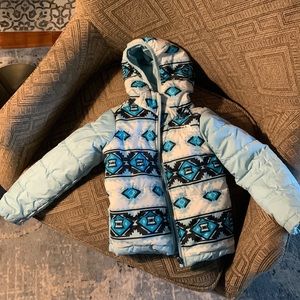 Reversible girls The North Face winter jacket